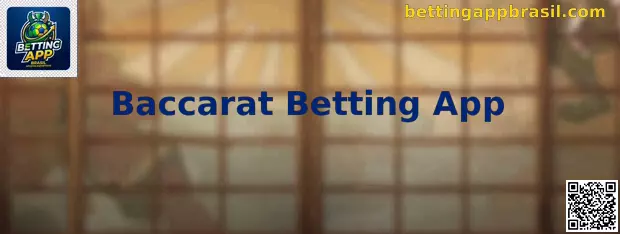 Interface ilustrativa relacionada ao Baccarat Betting App